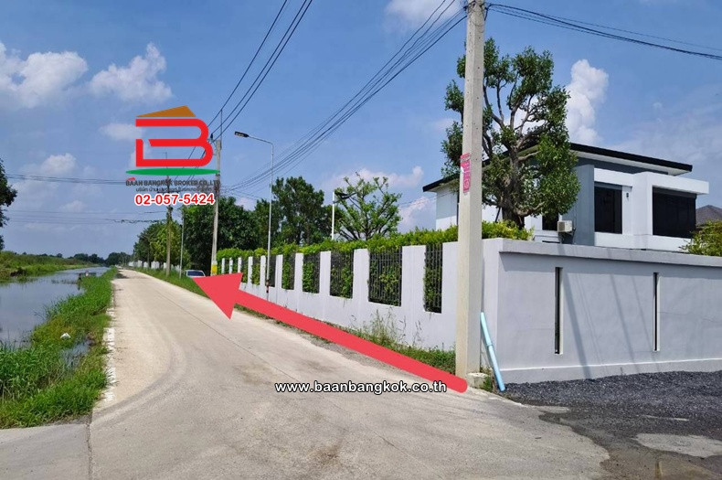 Empty land, area 1-2-92 rai, Soi Khlong Hok West 19 (Sutthiphan), Rangsit-Nakhon Nayok Road, Khlong Hok Subdistrict, Khlong Luang District, Pathum Thani. – รูปที่ 4