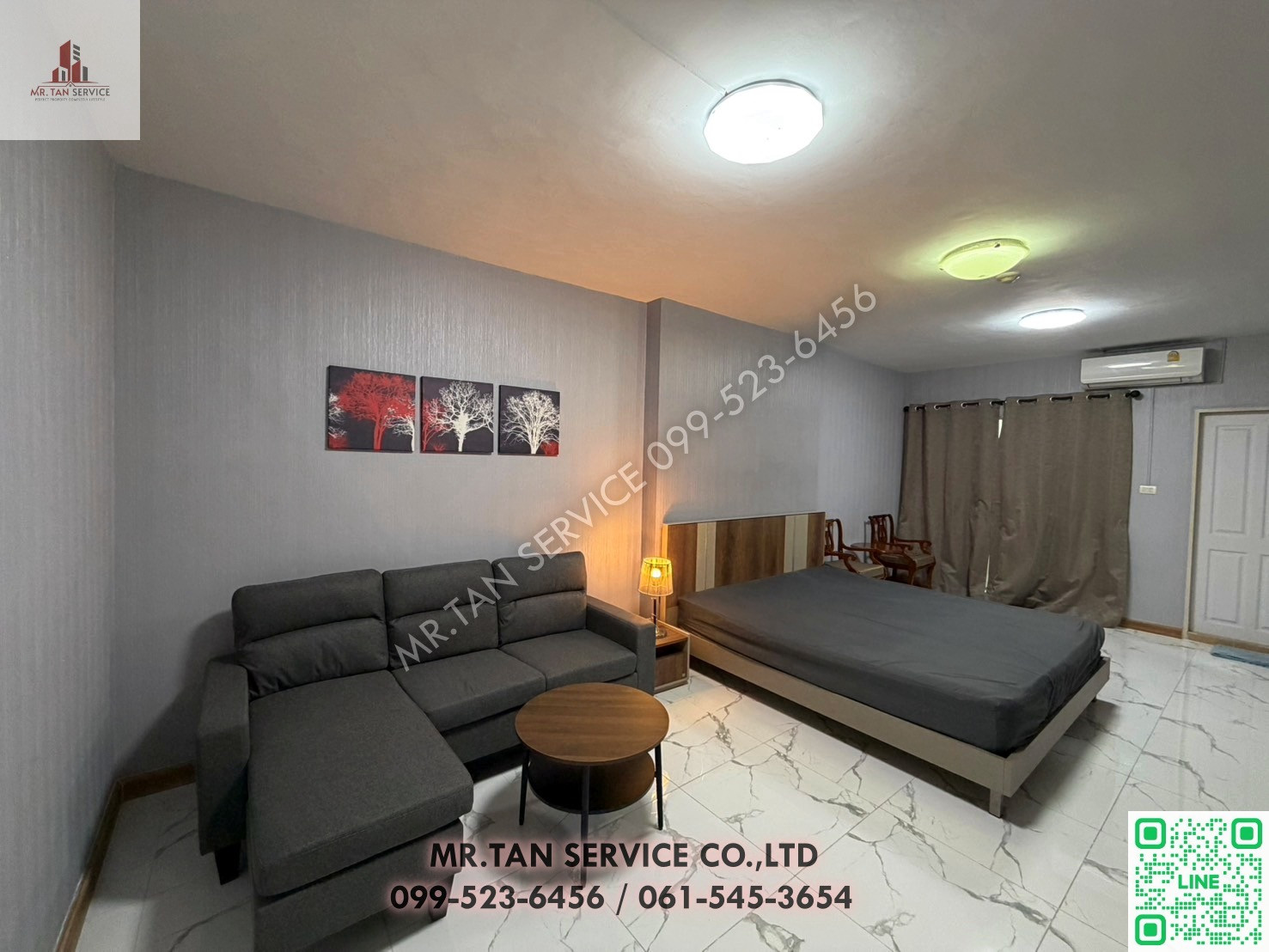 Condo for rent, Supalai Park Srinakarin, fully furnished, beautiful room, ready to move in.