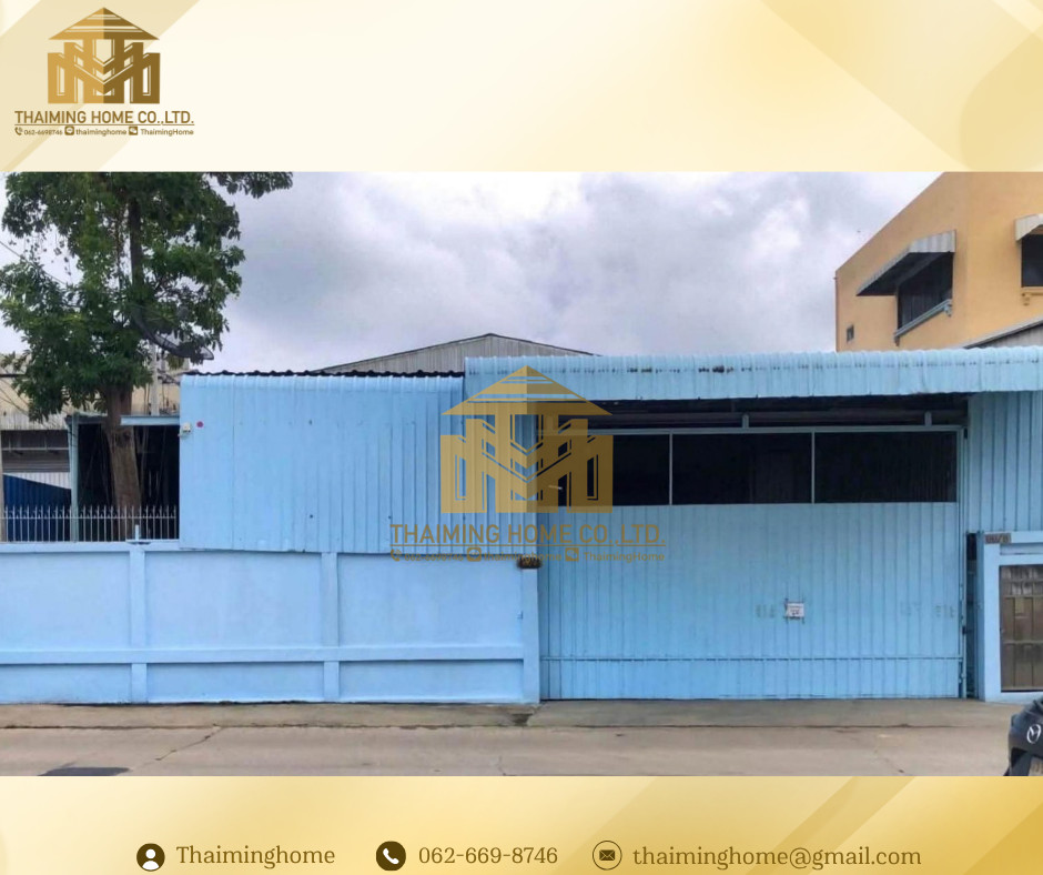 ขาย/ให้เช่าโรงงานโกดัง พร้อมออฟฟิศ ขนาด 1,346 ตร.ม. ไทรน้อย นนทบุรี (TW6-6426）
