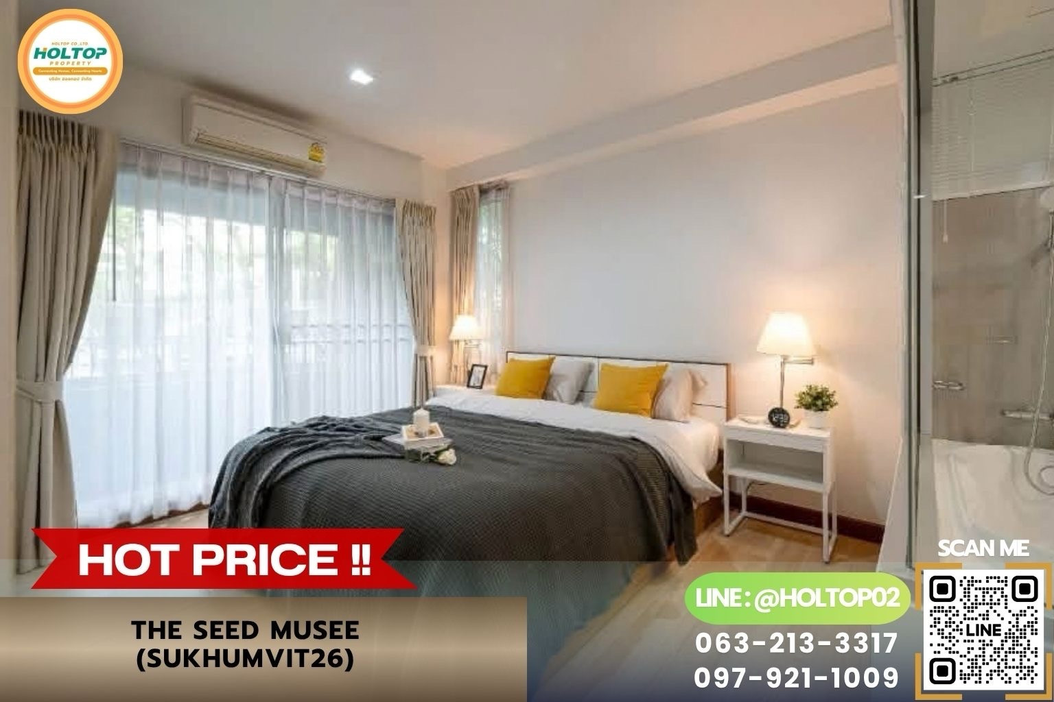 #Z6610 Condo for rent The Seed Musee (Sukhumvit26)