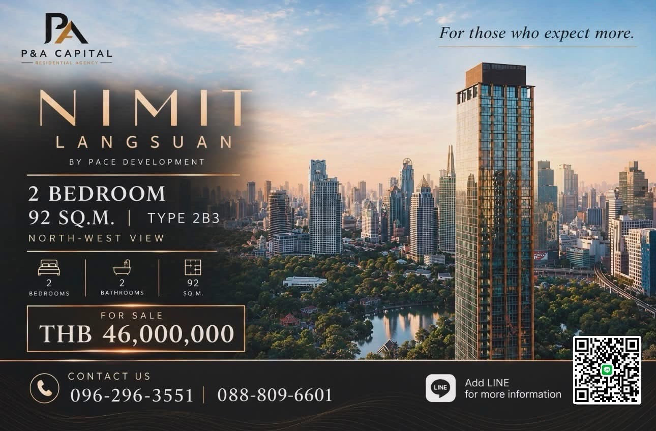 NIMIT LANGSUAN | 2 BEDROOM | 92 SQ.M.