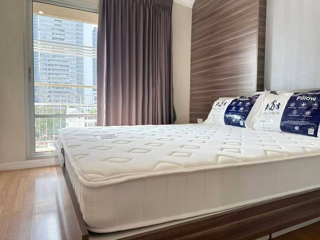 ห้องทาสีใหม่ ระเบียงกว้าง 2 ระเบียง เลขห้อง 95/65 | Lumpini Place Rama 9–Ratchada
