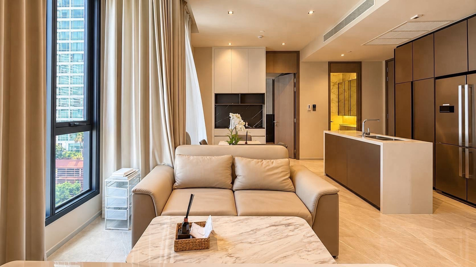 For Rent HYDE HERITAGE THONGLOR | 2BR | Rare Corner Unit | 78 SQ.M. | Unblocked View Tel.0809797878 – รูปที่ 2