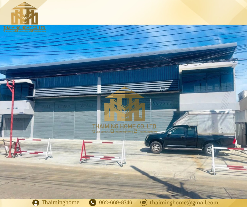 Twin warehouse for sale, good location, purple area, area 400 sq m, Phra Samut Chedi, Samut Prakan, near Bangkok only 30 minutes (TW6-6526) Twin warehouse for sale, good location, purple area, area 400 sq m, Phra Samut Chedi, Samut Prakan, near Bangkok only 30 minutes (TW6-6526)