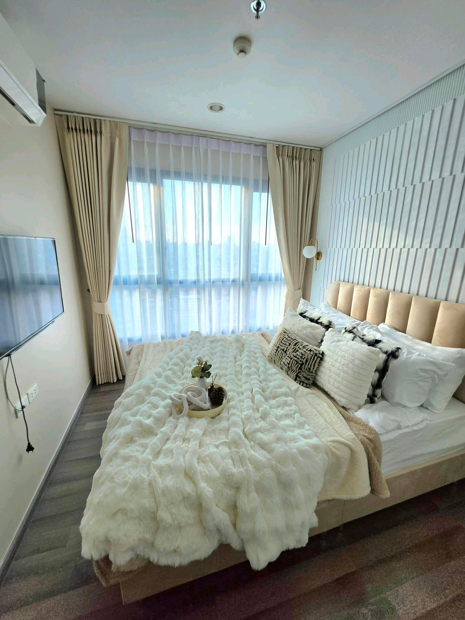 ขายคอนโด The base park east สุขุมวิท 77 คอนโดใกล้รถไฟฟ้า BTS แต่งสวย พร้อมเข้าอยู่