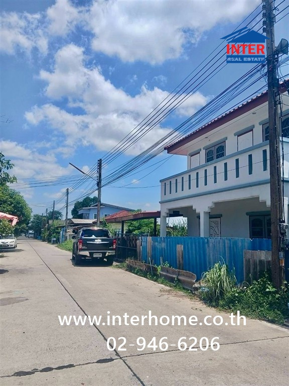 2-story detached house, 61.2 sq m. Detached house near Rajamangala University of Technology Thanyaburi. Rangsit-Nakhon Nayok Road Thanyaburi-Wang Noi Road, Khlong Luang, Pathum Thani – รูปที่ 2