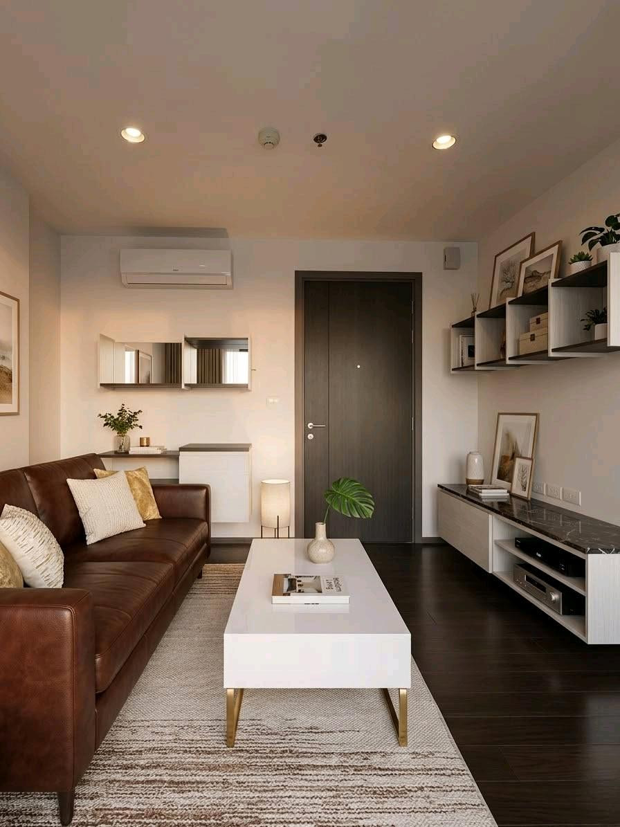 Sukhumvit Condo for sale, near BTS, The base park east condo, Sukhumvit 77, beautifully decorated condo, ready to move in, cheap price.