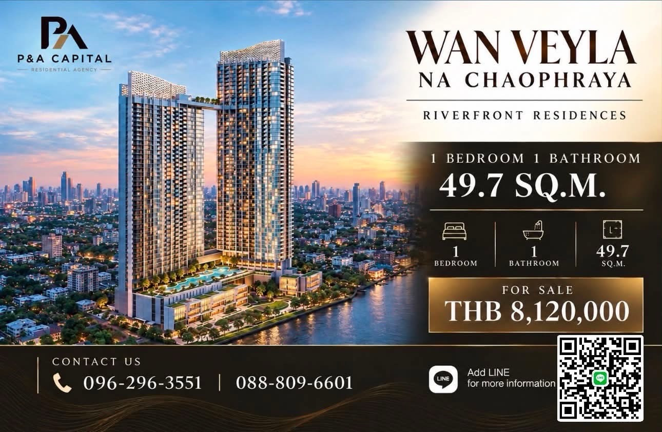 WAN VEYLA NA CHAOPHRAYA | 1 BEDROOM | 49.7 SQ.M. WAN VEYLA NA CHAOPHRAYA | 1 BEDROOM | 49.7 SQ.M.