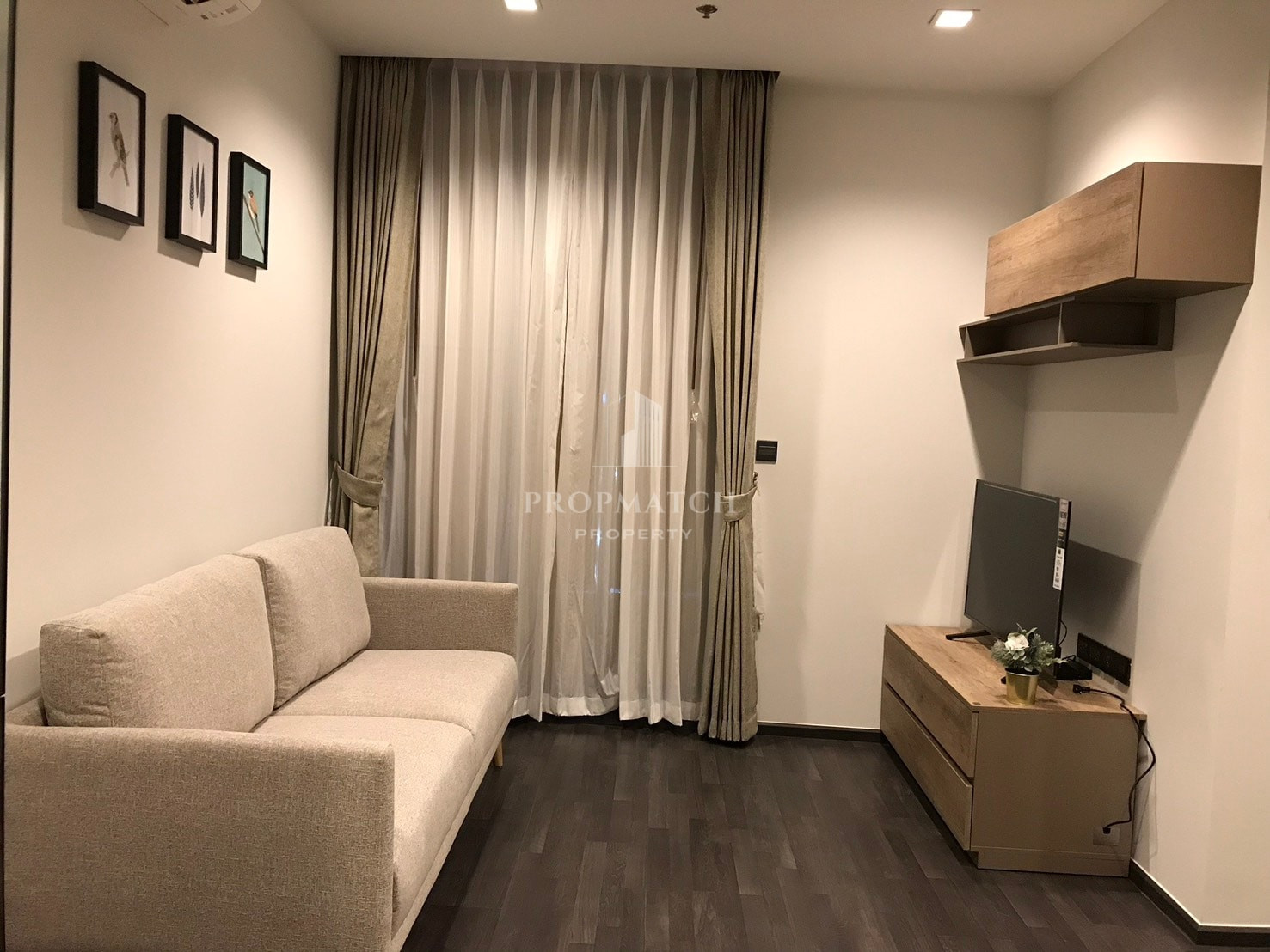 ✨Flash Deal ✨THE LINE Asoke-Ratchada ( 2Bed 1Bath 46.25SQM.) Ready to move in! Only 27,000 baht per month Tel.0981315848@propmatch