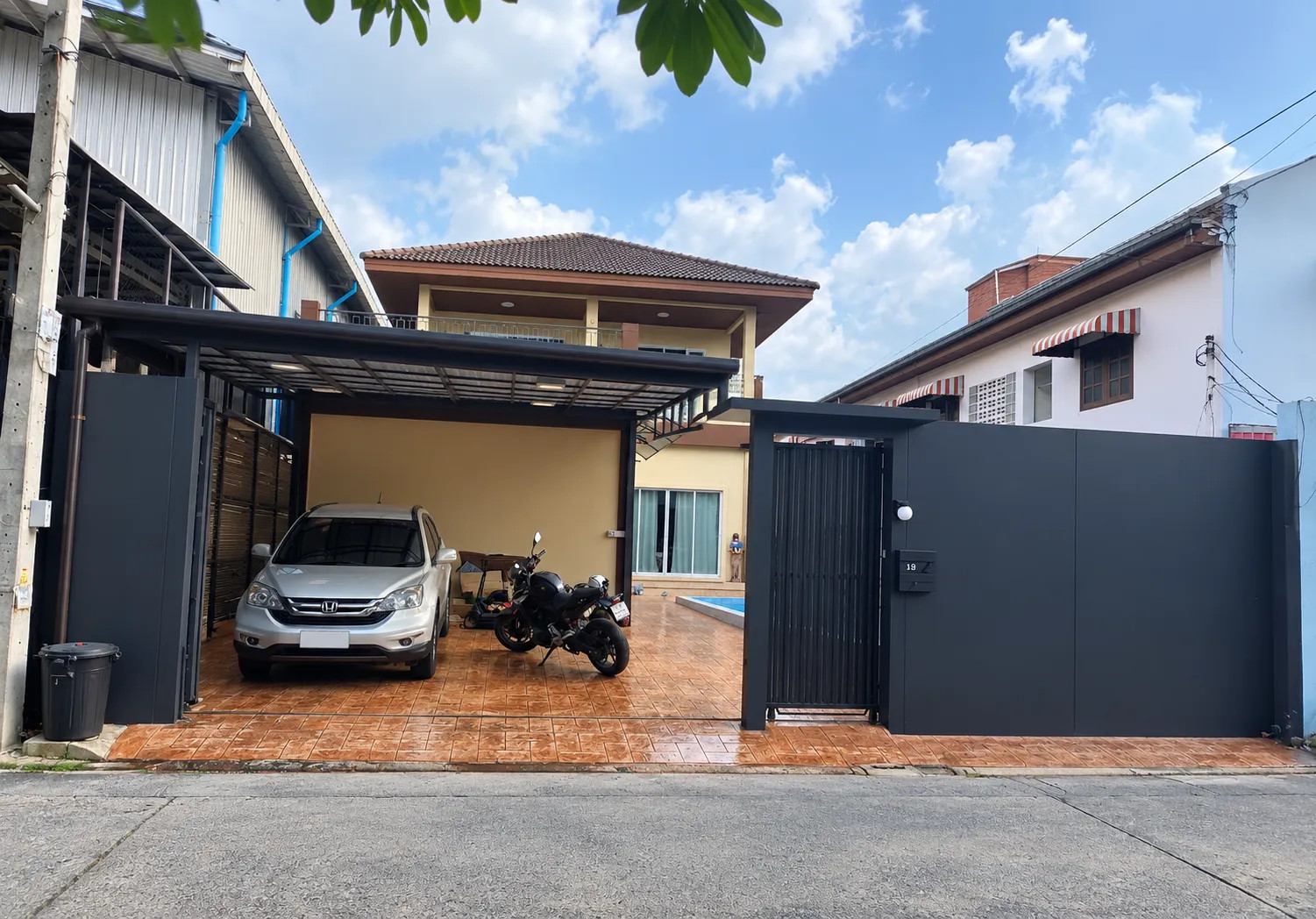 🏠 Single house with swimming pool and poolside pavilion. Around Lat Phrao 71 ⛲️