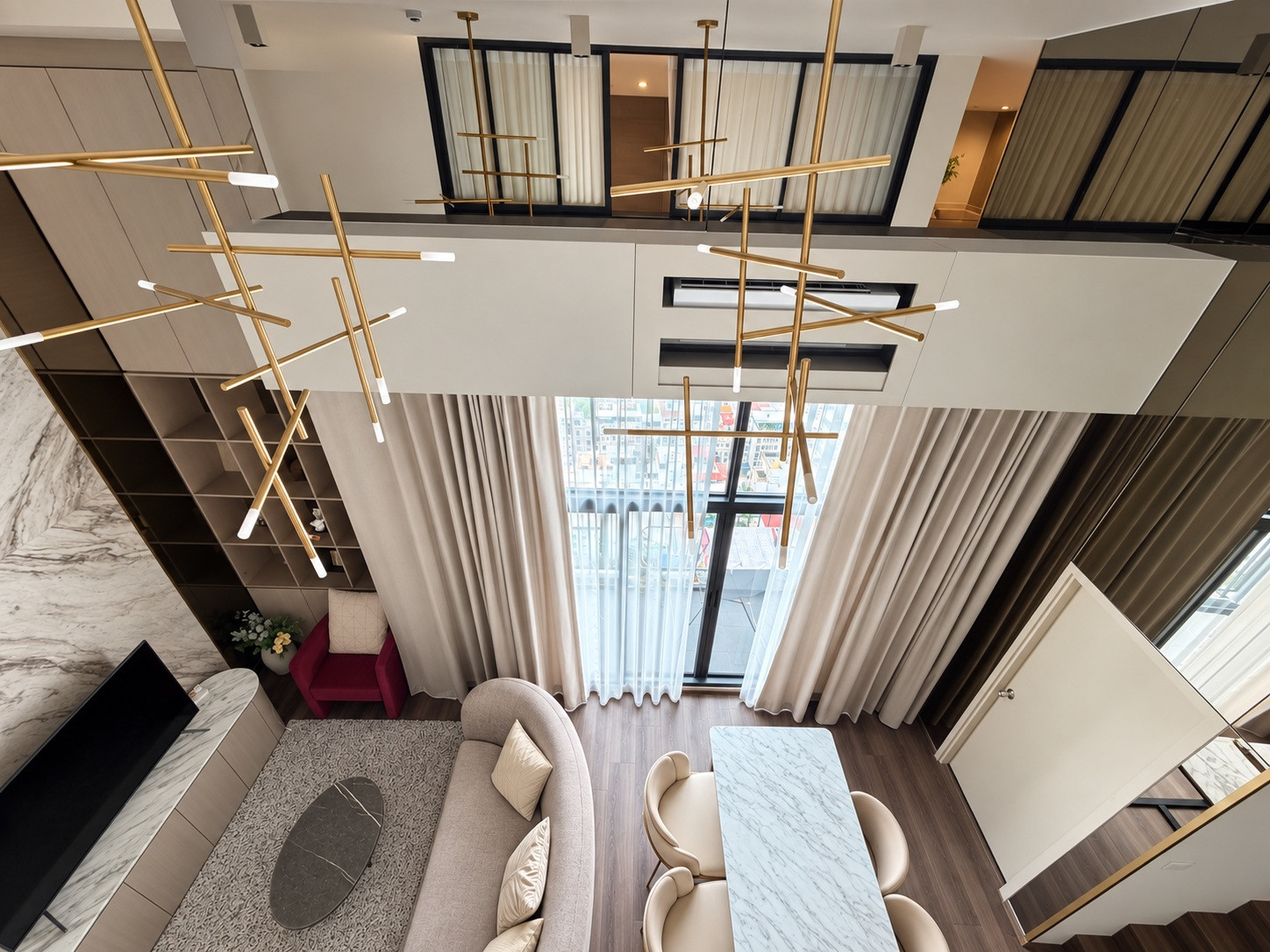 For Rent: IDEO RAMA 9 | Furnished Duplex with City Views – รูปที่ 2