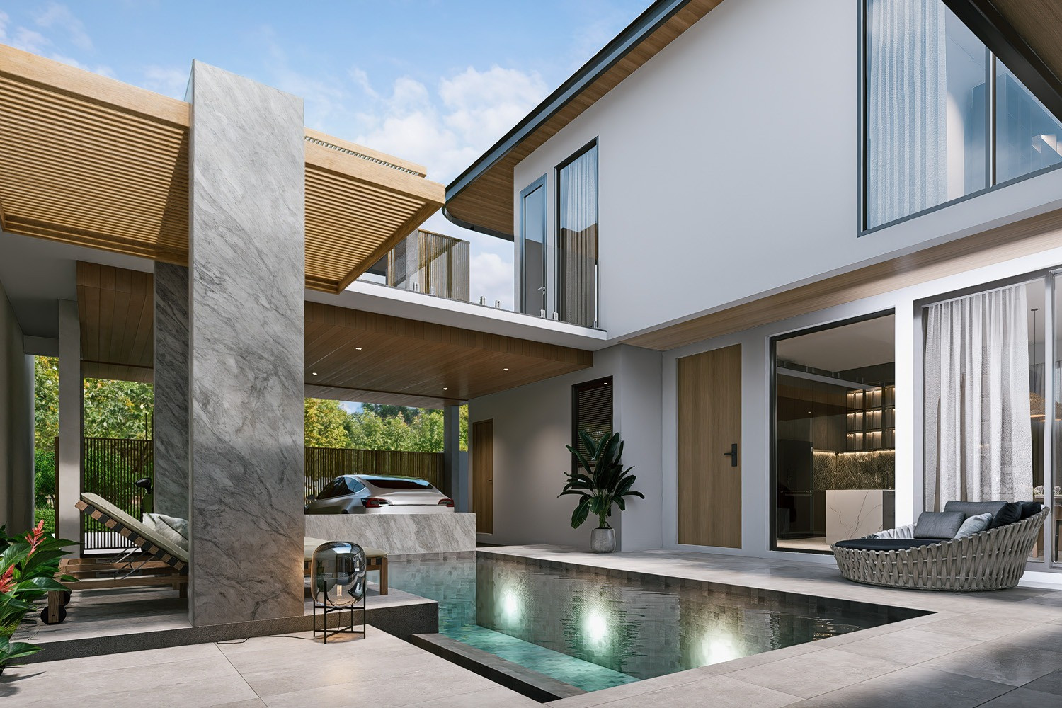 🏝️✨ พูลวิลล่าสไตล์โมเดิร์นสุดลักชูรี ทำเลดีเยี่ยม! โครงการ Naka Villas Kamala 
