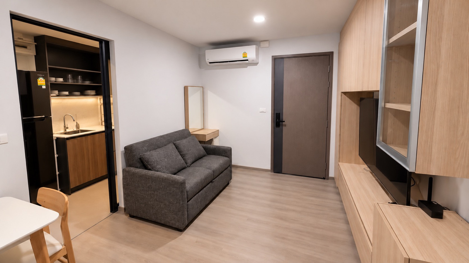 🍃 ให้เช่า The Line พหลโยธิน พาร์ค อาคาร B  🏠 ห้องใหญ่ 39.75 ตร.ม. | 1 Bedroom (ตึกใหม่) 💰 ค่าเช่าเพียง 22,000 บาท/เดือน