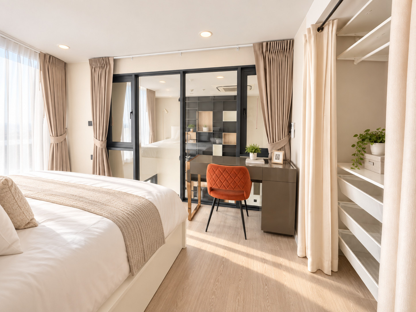✨🏢 Cooper Siam  🌞รับแสงธรรมชาติได้ดี แต่ไม่มีแดดส่องตรงเข้าห้องแรง ๆ 🛋️เฟอร์นิเจอร์และเครื่องใช้ไฟฟ้าครบ  👜หิ้วกระเป๋าเข้าอยู่ได้เลย – รูปที่ 3