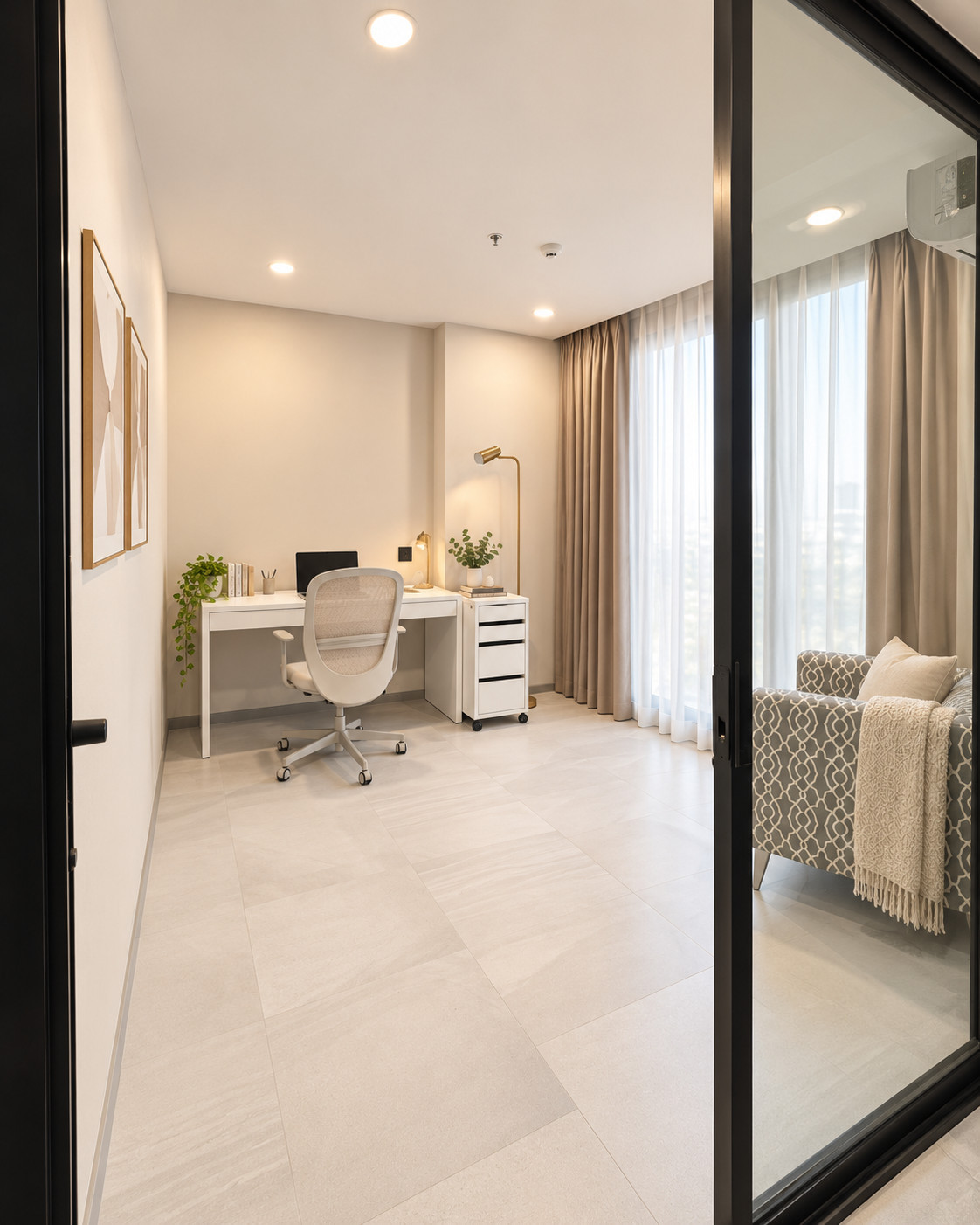 ✨🏢 Cooper Siam  🌞รับแสงธรรมชาติได้ดี แต่ไม่มีแดดส่องตรงเข้าห้องแรง ๆ 🛋️เฟอร์นิเจอร์และเครื่องใช้ไฟฟ้าครบ  👜หิ้วกระเป๋าเข้าอยู่ได้เลย – รูปที่ 4
