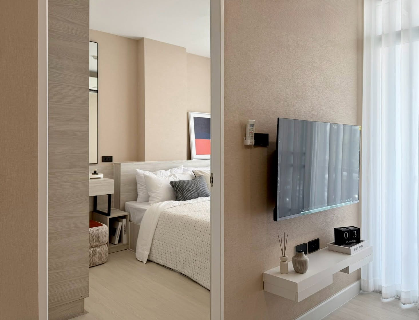 Casa Condo@CMU ห้องรีโนเวทใหม่ มีระเบียงวิวสระว่ายน้ำ หลัง ม.เชียงใหม่ ใกล้คณะประตูวิศวะ มช. สะดวก ปลอดภัย  – รูปที่ 2