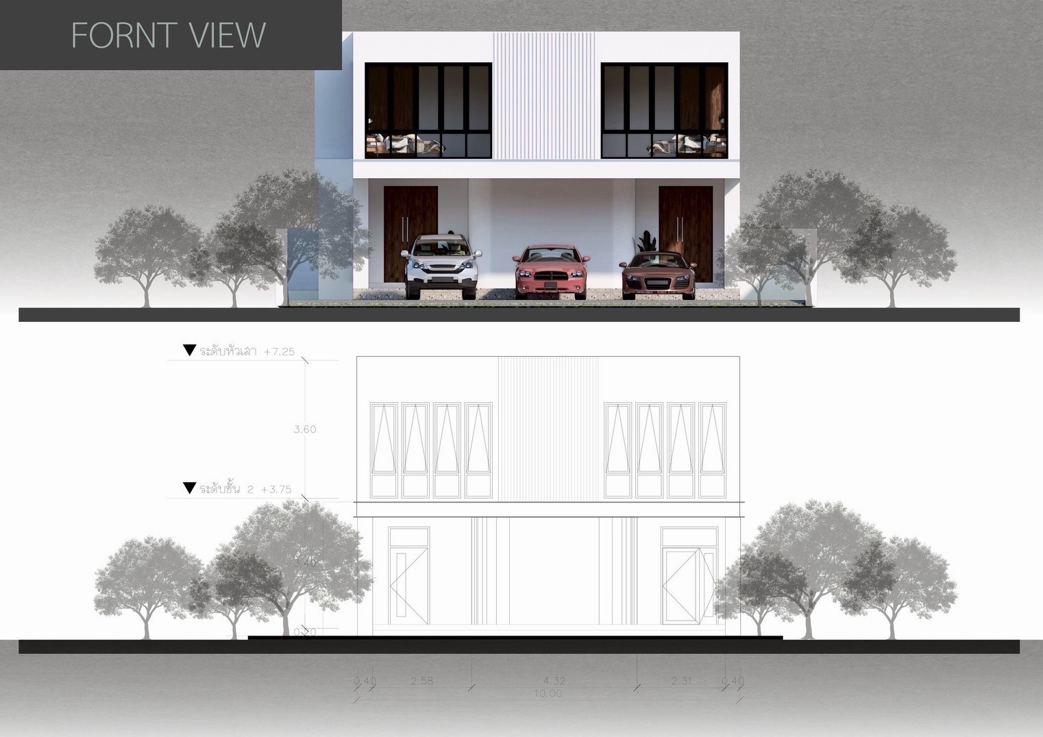 บ้านสร้างใหม่ย่านห้วยขวาง ทำเลเมือง ในทำเลศักยภาพ ใกล้ MRT เดินทางสะดวก พร้อมดีไซน์ยกสูงเพื่อช่วยป้องกันน้ำท่วม  พร้อมอยู่ปี 2570