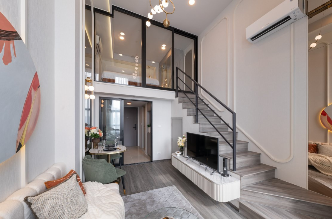 ห้องStudio Hybrid ราคาโปรโมชัน ฟรีค่าใช้จ่าย  Ideo Ramkhamhaeng - Lam Sali Station