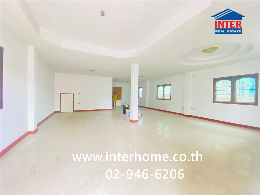 2-story detached house, 61.2 sq m. Detached house near Rajamangala University of Technology Thanyaburi. Rangsit-Nakhon Nayok Road Thanyaburi-Wang Noi Road, Khlong Luang, Pathum Thani – รูปที่ 3