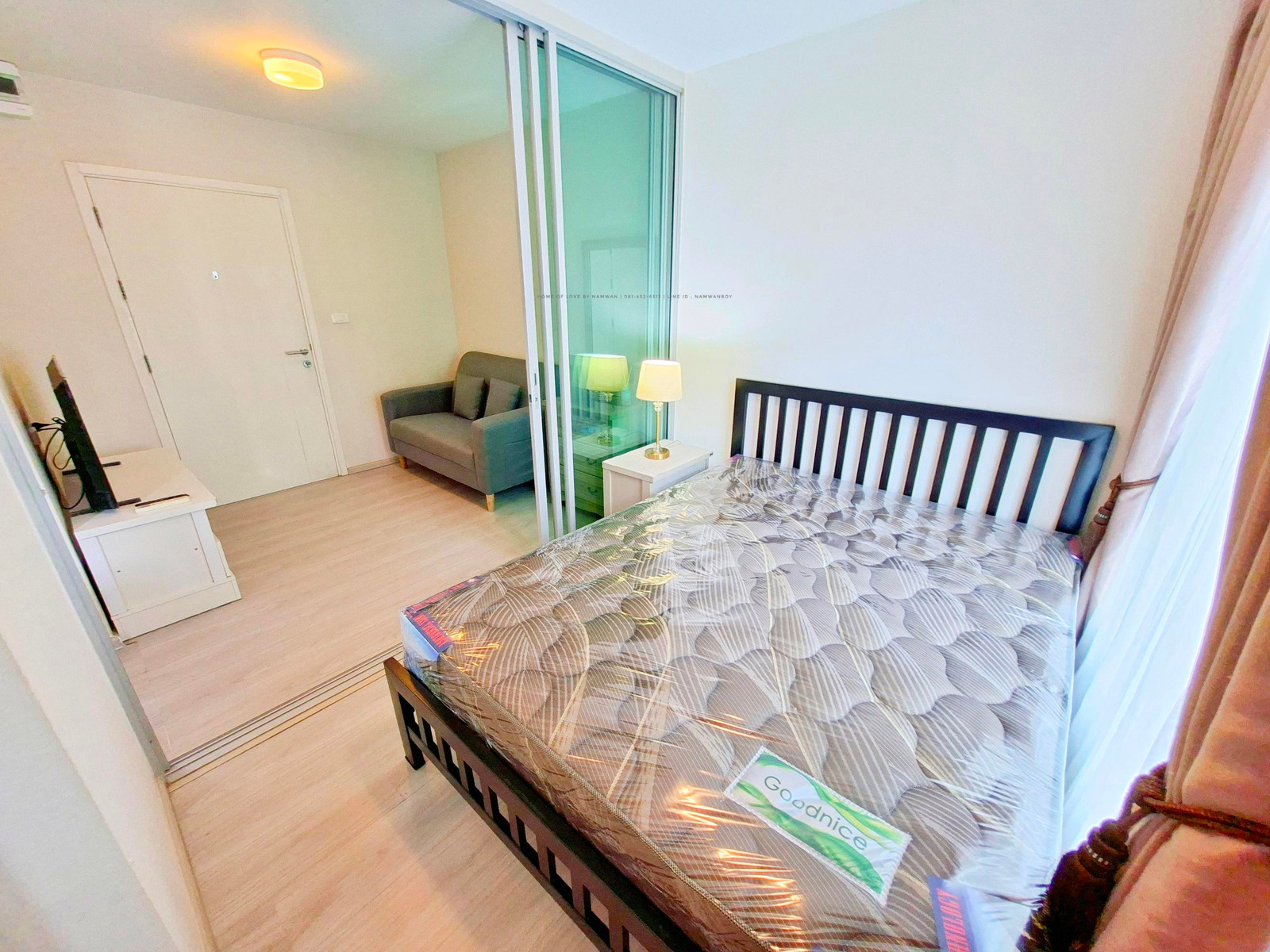 ((ให้เช่า)) Plum Condo ราม 60 พื้นที่ 23.5 ตรม. ตึก D แต่งสวย (ND215) – รูปที่ 3