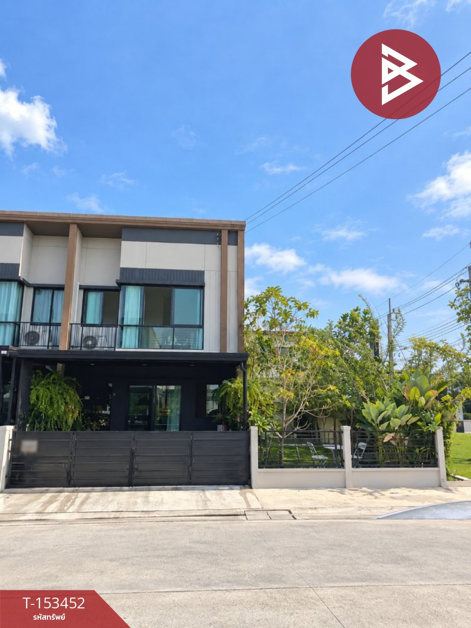 Corner townhome for sale Plino Village Rattanathibet-Bangyai Nonthaburi (Pleno Rattanathibet-Bangyai)