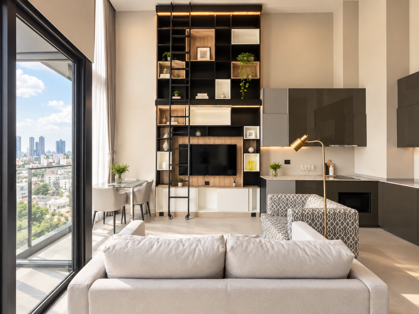 ✨🏢 Cooper Siam  🌞รับแสงธรรมชาติได้ดี แต่ไม่มีแดดส่องตรงเข้าห้องแรง ๆ 🛋️เฟอร์นิเจอร์และเครื่องใช้ไฟฟ้าครบ  👜หิ้วกระเป๋าเข้าอยู่ได้เลย – รูปที่ 2