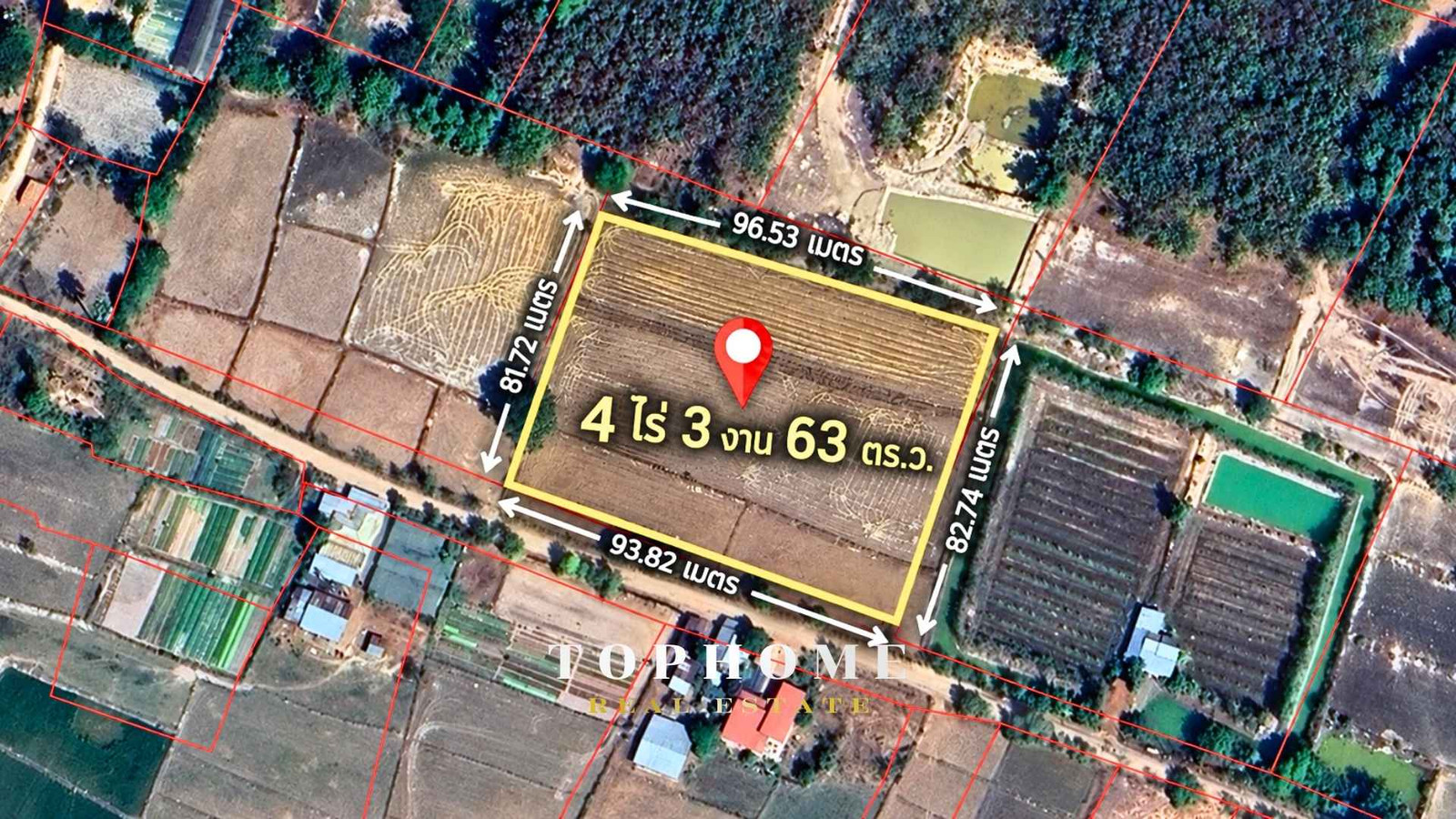 🔥ขายด่วน! ที่ดินแปลงใหญ่ 4 ไร่ 3 งาน 63 ตร.ว ทำเลดี ทางเข้าวัดวิชัย นครพนม