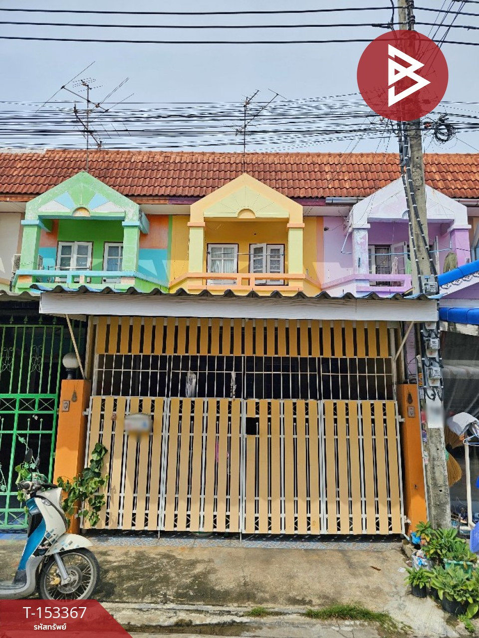 Townhouse for sale Baan Dee Phrom Tha Kham Project, Bang Khun Thian, Bangkok