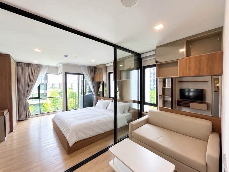 ให้เช่า Kave Town Shift ห้องมุม 29 ตร.ม. ชั้น 4 วิวสระ ใกล้ ม.กรุงเทพ รังสิต  – รูปที่ 4