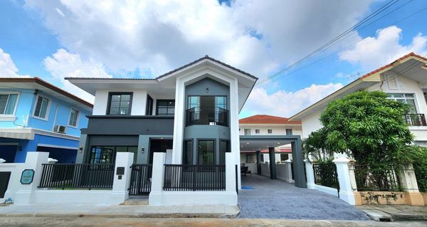 ขาย บ้านเดี่ยว ภัสสร7 รัตนาธิเบศร์ บ้านสวยรีโนเวทใหม่ ทำเลดี ติดถนน บางกรวย-ไทรน้อย ใกล้ทางด่วนศรีรัช และใกล้รถไฟฟ้าสายสีม่วง  