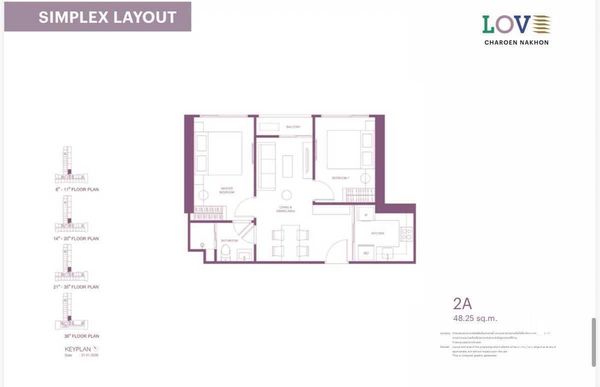 ✨Flash Deal ✨ Love Charoen Nakhon (2Bed 1Bath 48SQM.) ready to move in! Only 5,590,000 baht Tel.0981315848 @propmatch