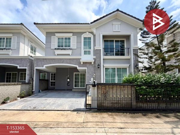 Semi-detached house for sale, Golden Neo Village, Siriraj-Ratchaphruek, Bangkok Noi, Bangkok.