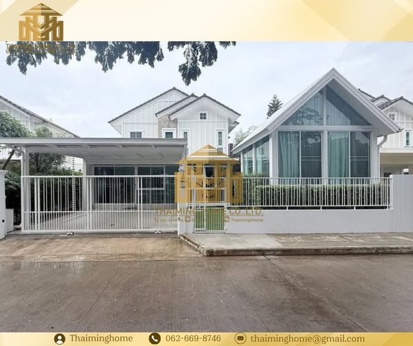 Single house for rent, Villaggio 2 (Villaggio 2), Srinakarin-Bangna, 4 bedrooms, 4 bathrooms, size 200 sq m (TH6-3926）