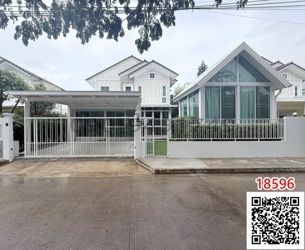 เช่า บ้านเดี่ยวหน้าสวน Villaggio 2 (วิลลาจิโอ 2) ศรีนครินทร์ - บางนา ใกล้ MEGA บางนา 