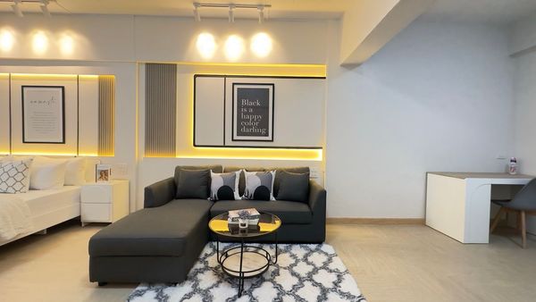Cheap and good really do exist ✨✨ Answering the needs of both NIDA students and people working in the Bang Kapi area 🎓💼 Spacious usable area of ​​36.65 sq m. Surrounded by complete amenities 👍👍