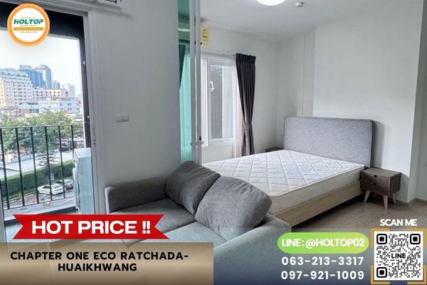 #Z6614 ให้เช่าคอนโด Chapter One Eco Ratchada-HuaiKhwang