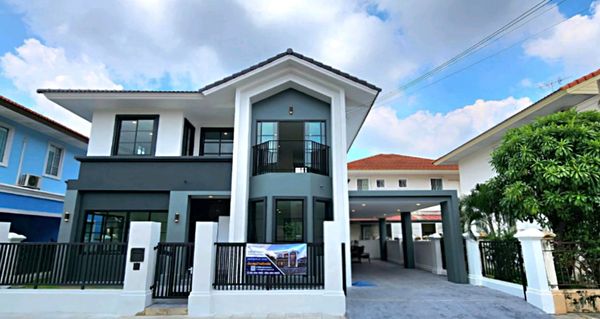 💫Single house for sale, Passorn 7, Rattanathibet💫 🏡Single house, Hybrid Home, location near MRT Bang Phlu, convenient travel, connecting Rattanathibet - Bang Yai ✨near MRT Purple Line, Bang Phlu Station, about 400 meters ✨Enter-exit in many routes. Both R