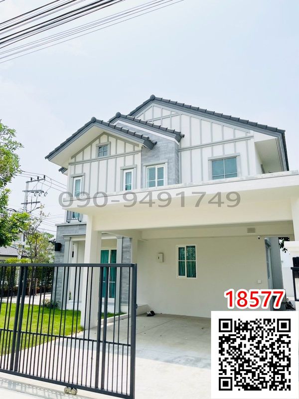 Rent 2-story townhome, Villaggio 3 Srinakarin - Bangna, near MEGA Bangna.