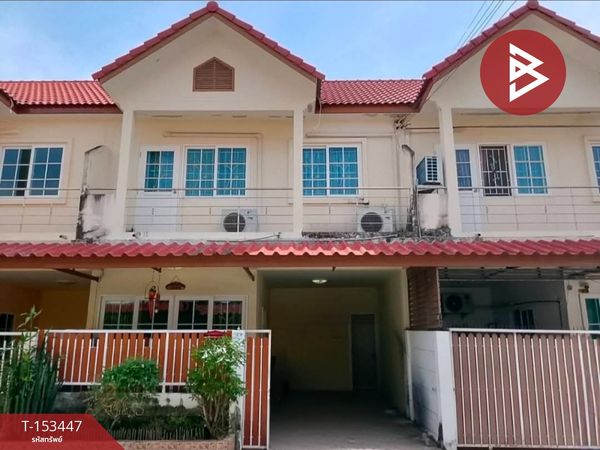 2-story townhouse for sale, Fueang Fa Villa Village 15, Phase 2, Phraeksa, Samut Prakan.