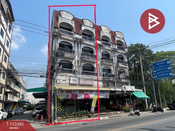 Commercial building for sale, 2 units, 4 and a half floors, Sanambin Road, Nai Mueang Subdistrict, Phitsanulok.