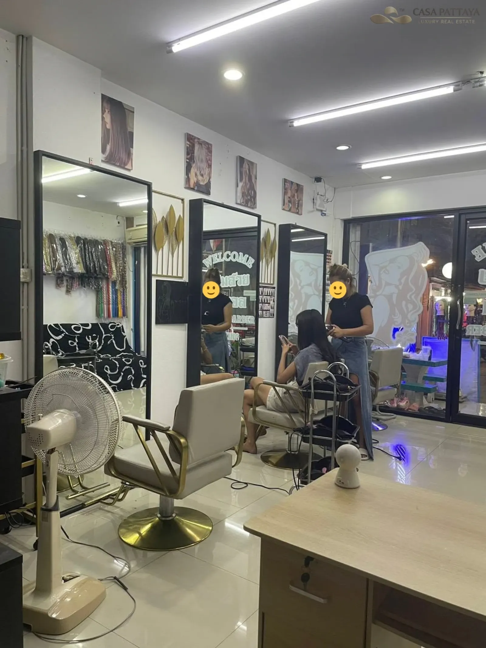 เซ้งร้านเสริมสวย ทำเลดี พัทยาใต้ (ใกล้วัดชัยมงคล)
