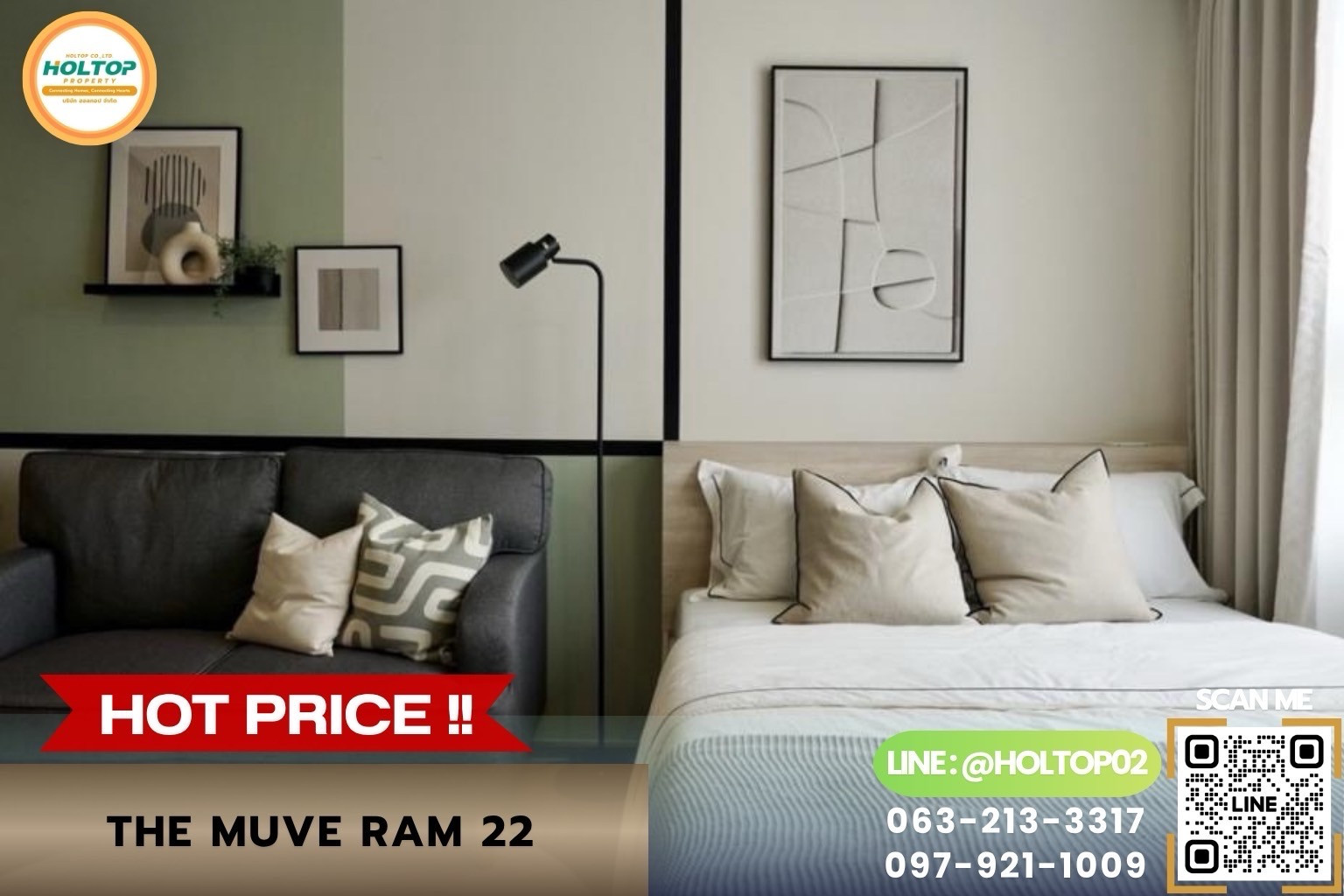 #L1548 Condo for rent The Move Ram 22 (THE MUVE Ram 22)