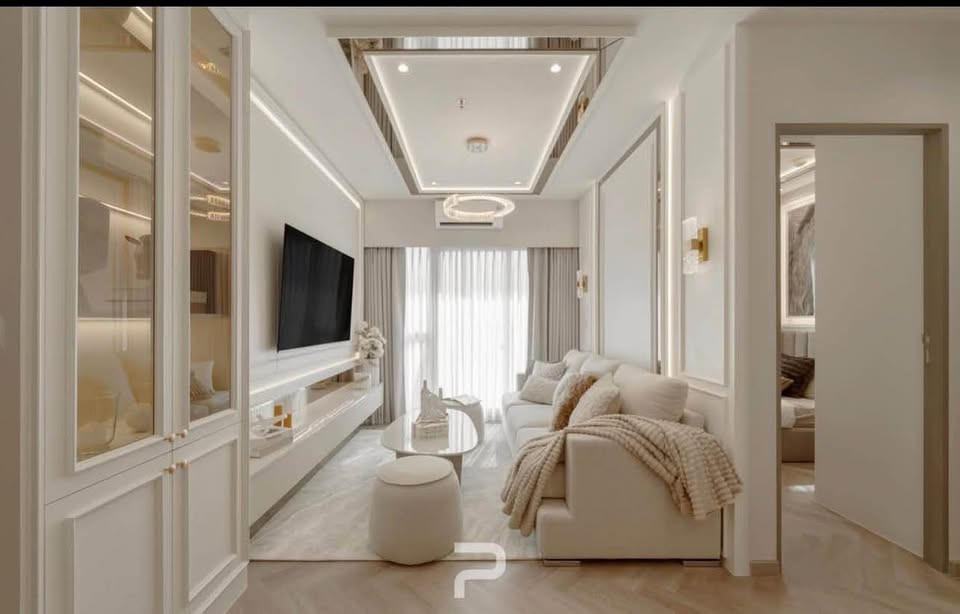 FOR  RENT📍 Life รัชดาภิเษก  ห้องตกเเต่ง สไตล์  modern luxury ห้องพึ่งสร้างหรือบิ้วอินเสจ ทั้งห้องเป็นของมือ 1 ทุกอย่าง ปล่อยเช่าเพียง ฿ 45,000/ 12 เดือน  – รูปที่ 4