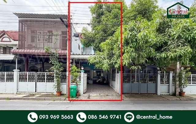 Townhouse for rent, Songprapha 9, Bun-Anan, large house, 25.6 sq m, fully renovated, wide area, good condition, ready to move in!