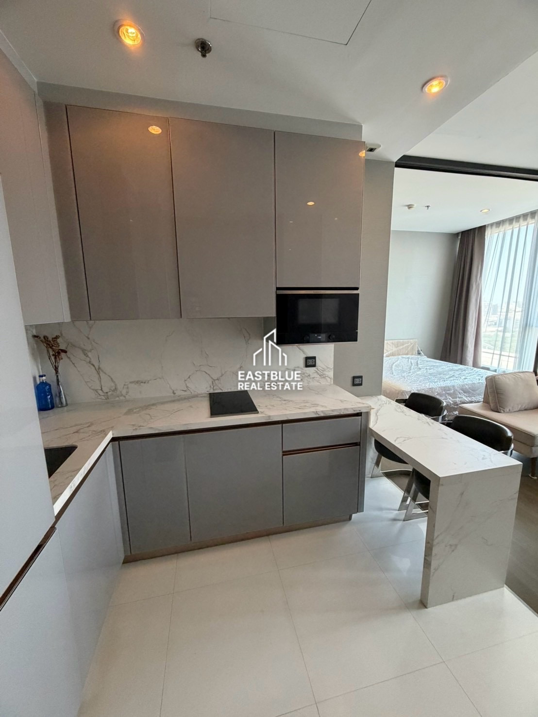 🌟 ห้องแต่งสวย ลดพิเศษ! THE ESSE at SINGHA COMPLEX 1 Bed 1 Bath 34.75 sqm 28,000 Call 0968623850 🌟  – รูปที่ 3