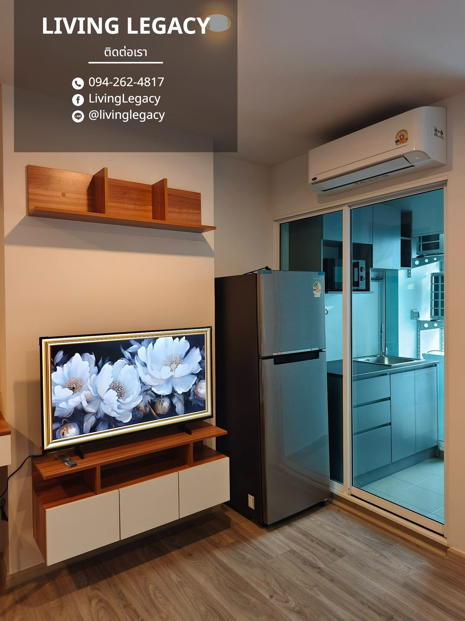 TMOKIY เช่าด่วน คอนโด Regent Home Bangna 28 ตร.ม. ชั้น 18 | 1 นอน 1 น้ำ พร้อมเฟอร์ฯ ครบ 10,500 บาท/เดือน LINE: @livinglegacy – รูปที่ 3