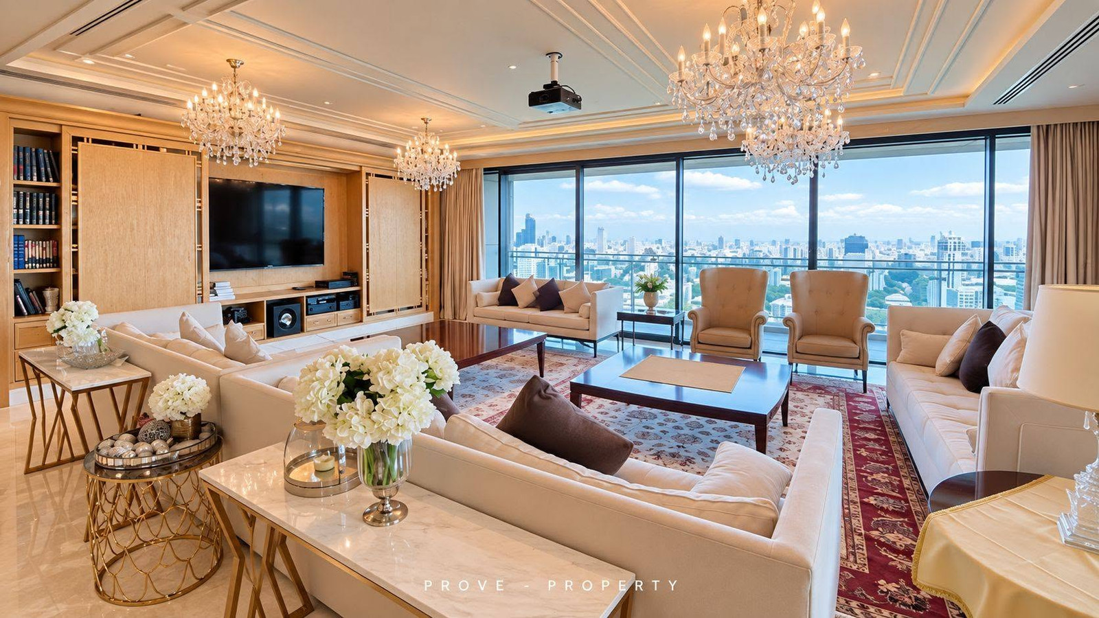 For Sale Condo 3-Bedroom Residence at The St. Regis Bangkok Near BTS Ratchadamri and CentralWorld Furnished and Ready to move in.