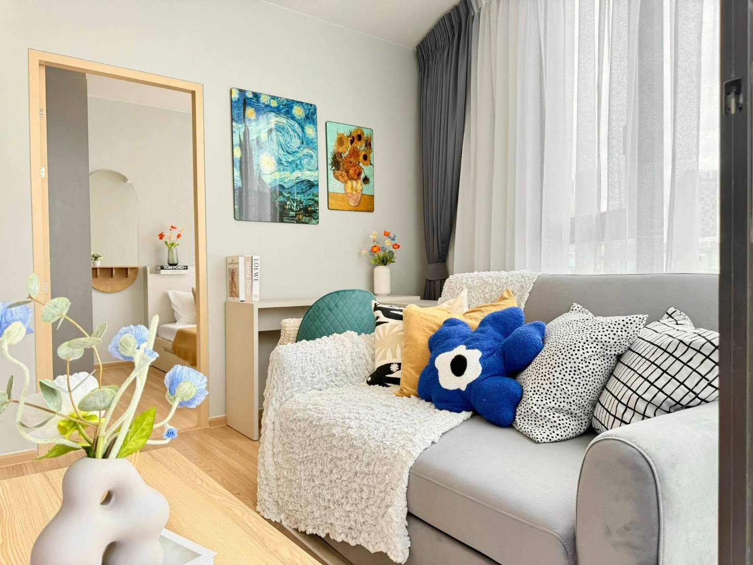 𝗦𝗸𝘆𝗿𝗶𝘀𝗲 𝗔𝘃𝗲𝗻𝘂𝗲 𝗦𝘂𝗸𝗵𝘂𝗺𝘃𝗶𝘁 64 เช่า 24,000 2นอน 1น้ำ / RENT 2 BED 1 BATH 24,000 TOWER 1