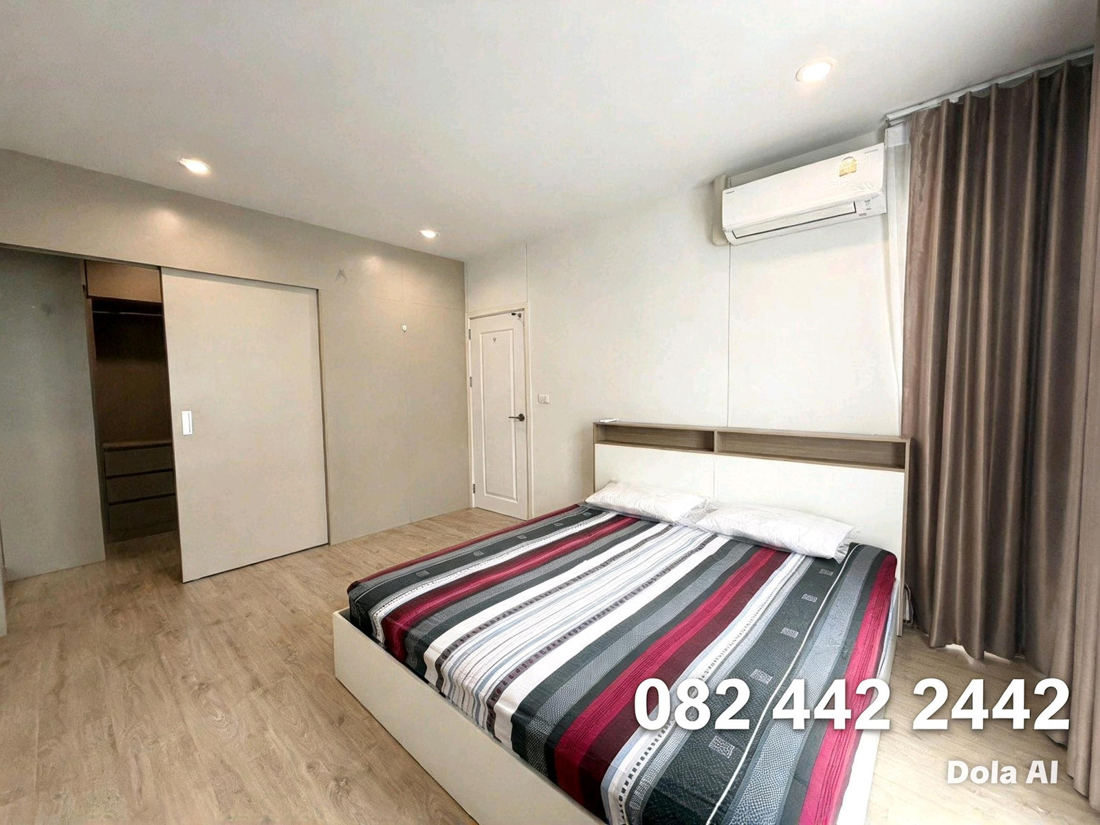 For rent: Cherkoon Sukhumvit 77, 3-story townhome, corner unit, fully furnished, ready to move in, 3 bedrooms, 3 bathrooms, near MRT Yellow Line, only 35,000 baht/month. – รูปที่ 4