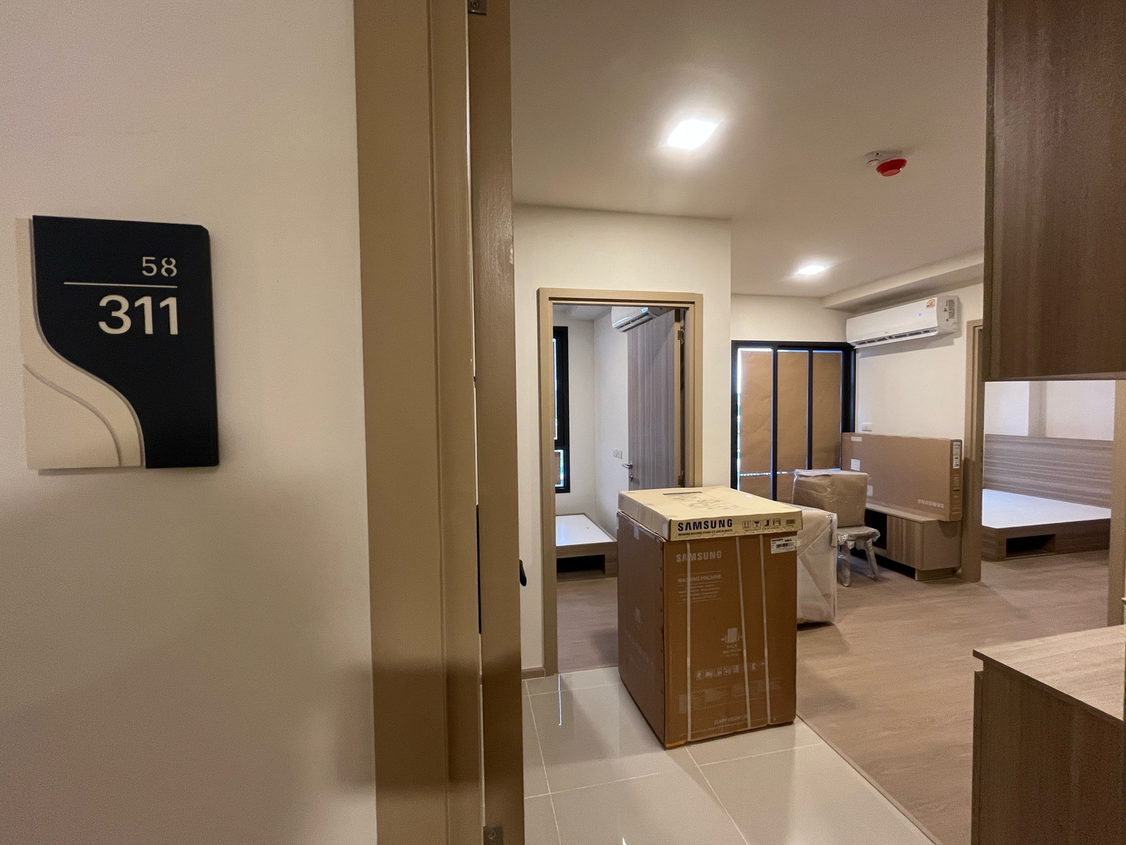 เดอะเบสรัชดา19 The base Ratchada 19 ตึก B (Pet friendly) ชั้น 5 (2 Bed 1 Bath)  ห้อง secret แปลนหน้ากว้างพิเศษ (แค่ชั้นละห้องเท่านั้น) – รูปที่ 2